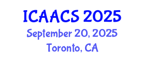 International Conference on Agriculture, Agronomy and Crop Sciences (ICAACS) September 20, 2025 - Toronto, Canada