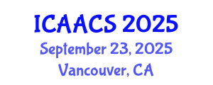 International Conference on Agriculture, Agronomy and Crop Sciences (ICAACS) September 23, 2025 - Vancouver, Canada