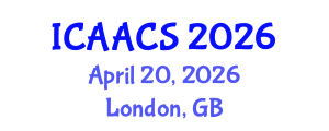 International Conference on Agriculture, Agronomy and Crop Sciences (ICAACS) April 20, 2026 - London, United Kingdom International Conference on Agriculture, Agronomy and Crop Sciences (ICAACS) April 20, 2026 - London, United Kingdom