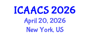 International Conference on Agriculture, Agronomy and Crop Sciences (ICAACS) April 20, 2026 - New York, United States International Conference on Agriculture, Agronomy and Crop Sciences (ICAACS) April 20, 2026 - New York, United States