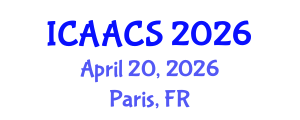 International Conference on Agriculture, Agronomy and Crop Sciences (ICAACS) April 20, 2026 - Paris, France International Conference on Agriculture, Agronomy and Crop Sciences (ICAACS) April 20, 2026 - Paris, France