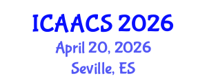 International Conference on Agriculture, Agronomy and Crop Sciences (ICAACS) April 20, 2026 - Seville, Spain International Conference on Agriculture, Agronomy and Crop Sciences (ICAACS) April 20, 2026 - Seville, Spain