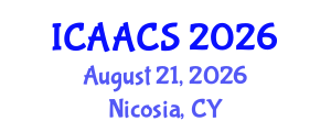 International Conference on Agriculture, Agronomy and Crop Sciences (ICAACS) August 21, 2026 - Nicosia, Cyprus International Conference on Agriculture, Agronomy and Crop Sciences (ICAACS) August 21, 2026 - Nicosia, Cyprus