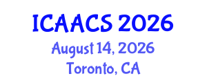 International Conference on Agriculture, Agronomy and Crop Sciences (ICAACS) August 14, 2026 - Toronto, Canada International Conference on Agriculture, Agronomy and Crop Sciences (ICAACS) August 14, 2026 - Toronto, Canada