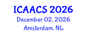 International Conference on Agriculture, Agronomy and Crop Sciences (ICAACS) December 02, 2026 - Amsterdam, Netherlands International Conference on Agriculture, Agronomy and Crop Sciences (ICAACS) December 02, 2026 - Amsterdam, Netherlands