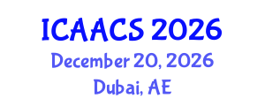 International Conference on Agriculture, Agronomy and Crop Sciences (ICAACS) December 20, 2026 - Dubai, United Arab Emirates International Conference on Agriculture, Agronomy and Crop Sciences (ICAACS) December 20, 2026 - Dubai, United Arab Emirates
