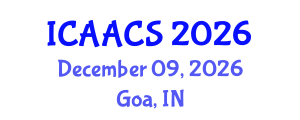 International Conference on Agriculture, Agronomy and Crop Sciences (ICAACS) December 09, 2026 - Goa, India International Conference on Agriculture, Agronomy and Crop Sciences (ICAACS) December 09, 2026 - Goa, India