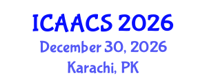 International Conference on Agriculture, Agronomy and Crop Sciences (ICAACS) December 30, 2026 - Karachi, Pakistan International Conference on Agriculture, Agronomy and Crop Sciences (ICAACS) December 30, 2026 - Karachi, Pakistan