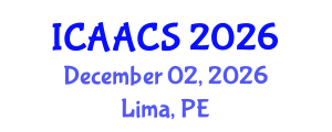 International Conference on Agriculture, Agronomy and Crop Sciences (ICAACS) December 02, 2026 - Lima, Peru