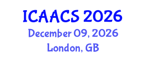 International Conference on Agriculture, Agronomy and Crop Sciences (ICAACS) December 09, 2026 - London, United Kingdom International Conference on Agriculture, Agronomy and Crop Sciences (ICAACS) December 09, 2026 - London, United Kingdom