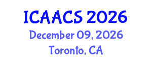 International Conference on Agriculture, Agronomy and Crop Sciences (ICAACS) December 09, 2026 - Toronto, Canada International Conference on Agriculture, Agronomy and Crop Sciences (ICAACS) December 09, 2026 - Toronto, Canada