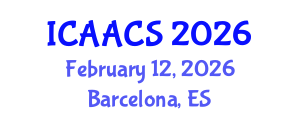 International Conference on Agriculture, Agronomy and Crop Sciences (ICAACS) February 12, 2026 - Barcelona, Spain International Conference on Agriculture, Agronomy and Crop Sciences (ICAACS) February 12, 2026 - Barcelona, Spain