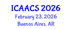 International Conference on Agriculture, Agronomy and Crop Sciences (ICAACS) February 23, 2026 - Buenos Aires, Argentina International Conference on Agriculture, Agronomy and Crop Sciences (ICAACS) February 23, 2026 - Buenos Aires, Argentina
