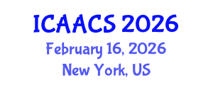 International Conference on Agriculture, Agronomy and Crop Sciences (ICAACS) February 16, 2026 - New York, United States International Conference on Agriculture, Agronomy and Crop Sciences (ICAACS) February 16, 2026 - New York, United States