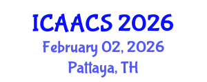 International Conference on Agriculture, Agronomy and Crop Sciences (ICAACS) February 02, 2026 - Pattaya, Thailand International Conference on Agriculture, Agronomy and Crop Sciences (ICAACS) February 02, 2026 - Pattaya, Thailand