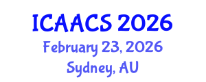 International Conference on Agriculture, Agronomy and Crop Sciences (ICAACS) February 23, 2026 - Sydney, Australia International Conference on Agriculture, Agronomy and Crop Sciences (ICAACS) February 23, 2026 - Sydney, Australia