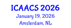 International Conference on Agriculture, Agronomy and Crop Sciences (ICAACS) January 19, 2026 - Amsterdam, Netherlands International Conference on Agriculture, Agronomy and Crop Sciences (ICAACS) January 19, 2026 - Amsterdam, Netherlands