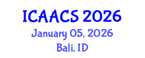 International Conference on Agriculture, Agronomy and Crop Sciences (ICAACS) January 05, 2026 - Bali, Indonesia International Conference on Agriculture, Agronomy and Crop Sciences (ICAACS) January 05, 2026 - Bali, Indonesia