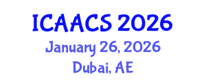 International Conference on Agriculture, Agronomy and Crop Sciences (ICAACS) January 26, 2026 - Dubai, United Arab Emirates International Conference on Agriculture, Agronomy and Crop Sciences (ICAACS) January 26, 2026 - Dubai, United Arab Emirates