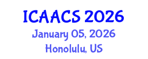 International Conference on Agriculture, Agronomy and Crop Sciences (ICAACS) January 05, 2026 - Honolulu, United States International Conference on Agriculture, Agronomy and Crop Sciences (ICAACS) January 05, 2026 - Honolulu, United States