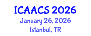 International Conference on Agriculture, Agronomy and Crop Sciences (ICAACS) January 26, 2026 - Istanbul, Turkey International Conference on Agriculture, Agronomy and Crop Sciences (ICAACS) January 26, 2026 - Istanbul, Turkey
