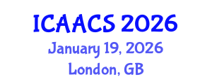 International Conference on Agriculture, Agronomy and Crop Sciences (ICAACS) January 19, 2026 - London, United Kingdom International Conference on Agriculture, Agronomy and Crop Sciences (ICAACS) January 19, 2026 - London, United Kingdom