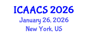 International Conference on Agriculture, Agronomy and Crop Sciences (ICAACS) January 26, 2026 - New York, United States International Conference on Agriculture, Agronomy and Crop Sciences (ICAACS) January 26, 2026 - New York, United States