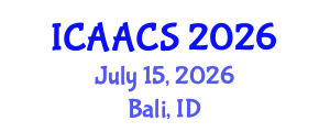 International Conference on Agriculture, Agronomy and Crop Sciences (ICAACS) July 15, 2026 - Bali, Indonesia International Conference on Agriculture, Agronomy and Crop Sciences (ICAACS) July 15, 2026 - Bali, Indonesia