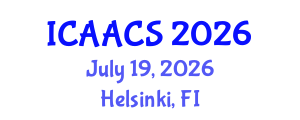 International Conference on Agriculture, Agronomy and Crop Sciences (ICAACS) July 19, 2026 - Helsinki, Finland International Conference on Agriculture, Agronomy and Crop Sciences (ICAACS) July 19, 2026 - Helsinki, Finland
