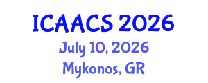 International Conference on Agriculture, Agronomy and Crop Sciences (ICAACS) July 10, 2026 - Mykonos, Greece International Conference on Agriculture, Agronomy and Crop Sciences (ICAACS) July 10, 2026 - Mykonos, Greece