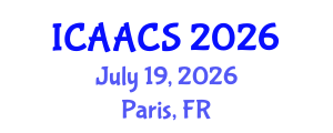 International Conference on Agriculture, Agronomy and Crop Sciences (ICAACS) July 19, 2026 - Paris, France International Conference on Agriculture, Agronomy and Crop Sciences (ICAACS) July 19, 2026 - Paris, France