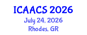 International Conference on Agriculture, Agronomy and Crop Sciences (ICAACS) July 24, 2026 - Rhodes, Greece International Conference on Agriculture, Agronomy and Crop Sciences (ICAACS) July 24, 2026 - Rhodes, Greece