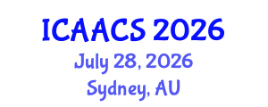International Conference on Agriculture, Agronomy and Crop Sciences (ICAACS) July 28, 2026 - Sydney, Australia International Conference on Agriculture, Agronomy and Crop Sciences (ICAACS) July 28, 2026 - Sydney, Australia