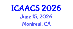 International Conference on Agriculture, Agronomy and Crop Sciences (ICAACS) June 15, 2026 - Montreal, Canada International Conference on Agriculture, Agronomy and Crop Sciences (ICAACS) June 15, 2026 - Montreal, Canada