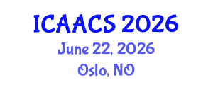 International Conference on Agriculture, Agronomy and Crop Sciences (ICAACS) June 22, 2026 - Oslo, Norway International Conference on Agriculture, Agronomy and Crop Sciences (ICAACS) June 22, 2026 - Oslo, Norway
