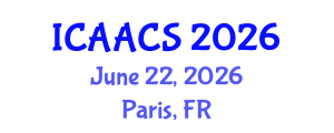 International Conference on Agriculture, Agronomy and Crop Sciences (ICAACS) June 22, 2026 - Paris, France International Conference on Agriculture, Agronomy and Crop Sciences (ICAACS) June 22, 2026 - Paris, France