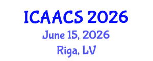 International Conference on Agriculture, Agronomy and Crop Sciences (ICAACS) June 15, 2026 - Riga, Latvia International Conference on Agriculture, Agronomy and Crop Sciences (ICAACS) June 15, 2026 - Riga, Latvia