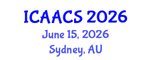 International Conference on Agriculture, Agronomy and Crop Sciences (ICAACS) June 15, 2026 - Sydney, Australia International Conference on Agriculture, Agronomy and Crop Sciences (ICAACS) June 15, 2026 - Sydney, Australia