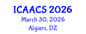 International Conference on Agriculture, Agronomy and Crop Sciences (ICAACS) March 30, 2026 - Algiers, Algeria International Conference on Agriculture, Agronomy and Crop Sciences (ICAACS) March 30, 2026 - Algiers, Algeria