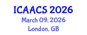 International Conference on Agriculture, Agronomy and Crop Sciences (ICAACS) March 09, 2026 - London, United Kingdom International Conference on Agriculture, Agronomy and Crop Sciences (ICAACS) March 09, 2026 - London, United Kingdom