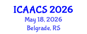 International Conference on Agriculture, Agronomy and Crop Sciences (ICAACS) May 18, 2026 - Belgrade, Serbia International Conference on Agriculture, Agronomy and Crop Sciences (ICAACS) May 18, 2026 - Belgrade, Serbia