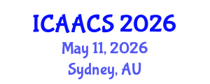 International Conference on Agriculture, Agronomy and Crop Sciences (ICAACS) May 11, 2026 - Sydney, Australia International Conference on Agriculture, Agronomy and Crop Sciences (ICAACS) May 11, 2026 - Sydney, Australia