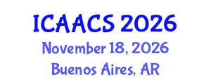 International Conference on Agriculture, Agronomy and Crop Sciences (ICAACS) November 18, 2026 - Buenos Aires, Argentina International Conference on Agriculture, Agronomy and Crop Sciences (ICAACS) November 18, 2026 - Buenos Aires, Argentina
