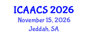 International Conference on Agriculture, Agronomy and Crop Sciences (ICAACS) November 15, 2026 - Jeddah, Saudi Arabia International Conference on Agriculture, Agronomy and Crop Sciences (ICAACS) November 15, 2026 - Jeddah, Saudi Arabia