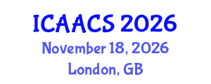 International Conference on Agriculture, Agronomy and Crop Sciences (ICAACS) November 18, 2026 - London, United Kingdom International Conference on Agriculture, Agronomy and Crop Sciences (ICAACS) November 18, 2026 - London, United Kingdom