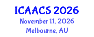 International Conference on Agriculture, Agronomy and Crop Sciences (ICAACS) November 11, 2026 - Melbourne, Australia International Conference on Agriculture, Agronomy and Crop Sciences (ICAACS) November 11, 2026 - Melbourne, Australia