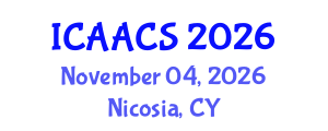 International Conference on Agriculture, Agronomy and Crop Sciences (ICAACS) November 04, 2026 - Nicosia, Cyprus International Conference on Agriculture, Agronomy and Crop Sciences (ICAACS) November 04, 2026 - Nicosia, Cyprus