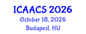 International Conference on Agriculture, Agronomy and Crop Sciences (ICAACS) October 18, 2026 - Budapest, Hungary International Conference on Agriculture, Agronomy and Crop Sciences (ICAACS) October 18, 2026 - Budapest, Hungary