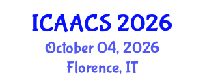 International Conference on Agriculture, Agronomy and Crop Sciences (ICAACS) October 04, 2026 - Florence, Italy International Conference on Agriculture, Agronomy and Crop Sciences (ICAACS) October 04, 2026 - Florence, Italy