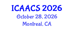 International Conference on Agriculture, Agronomy and Crop Sciences (ICAACS) October 28, 2026 - Montreal, Canada International Conference on Agriculture, Agronomy and Crop Sciences (ICAACS) October 28, 2026 - Montreal, Canada